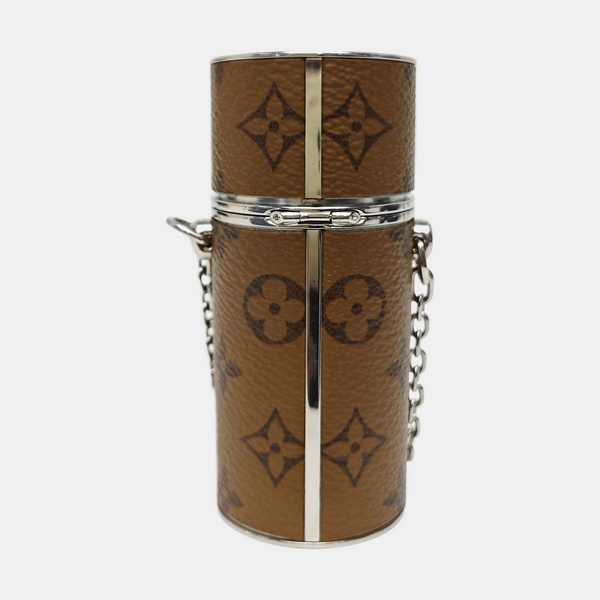 Monogram Coated Canvas Shoulder Bag Brown