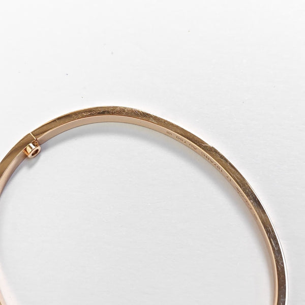 LOVE 18k Rose Gold Bangle