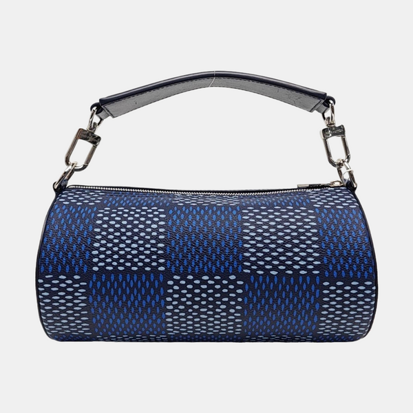 Coated Canvas Shoulder Bag PM Blue