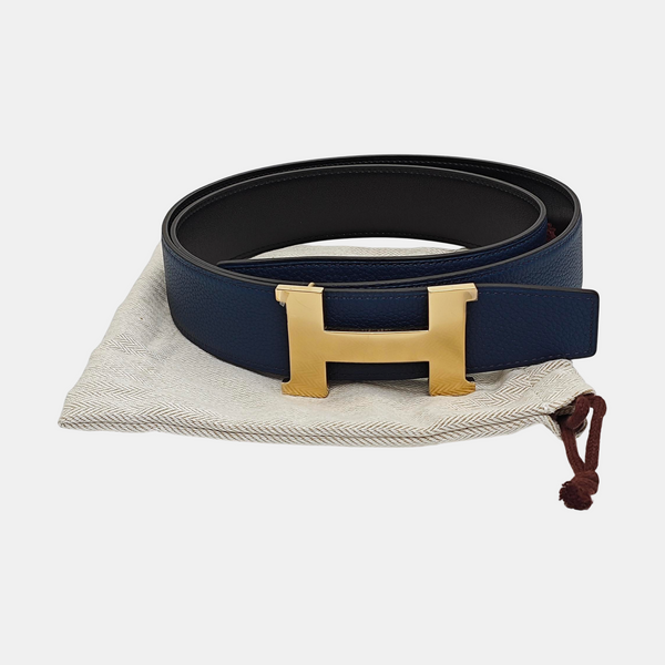 Leather Belt Blue
