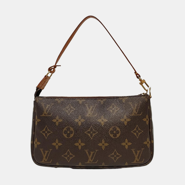 ACCESSOIRES Monogram Coated Canvas Brown