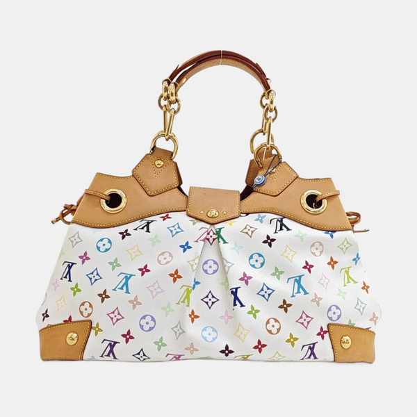 LV × TM URSULA Monogram Coated Canvas White