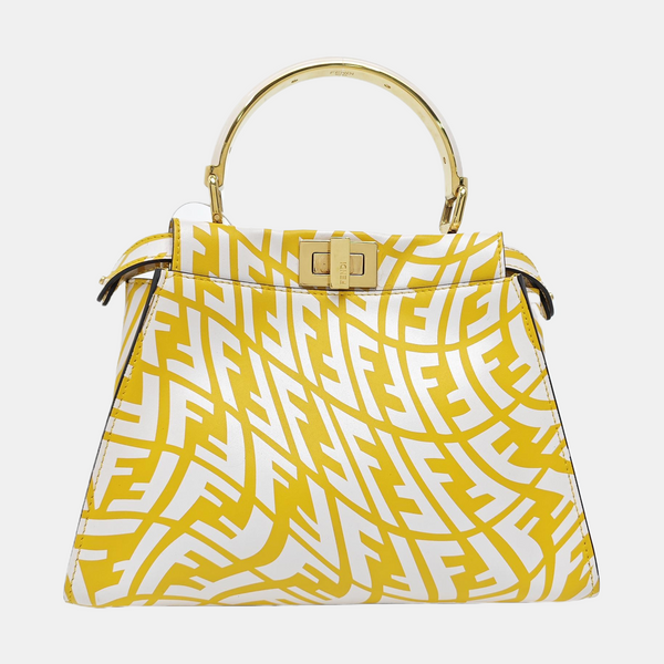 Peekaboo Mini Calfskin Yellow