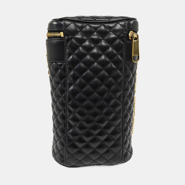 Zumi Quilted Calfskin Black