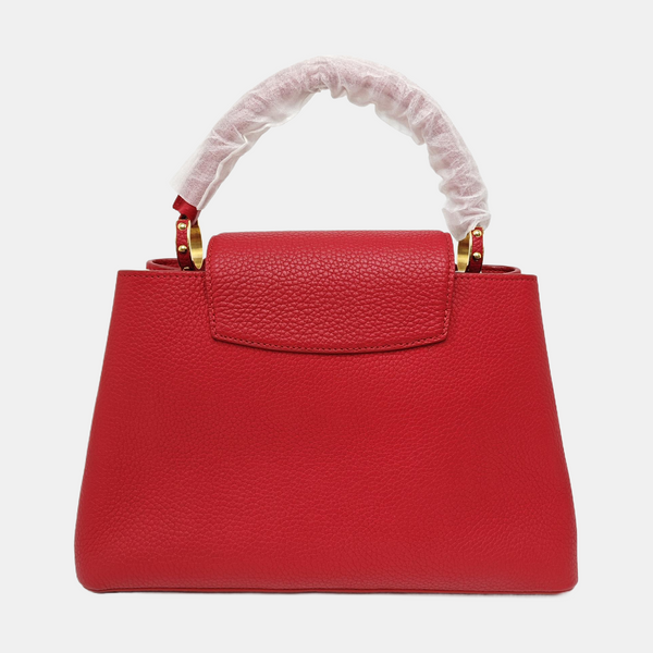 CAPUCINES MM Calfskin Red