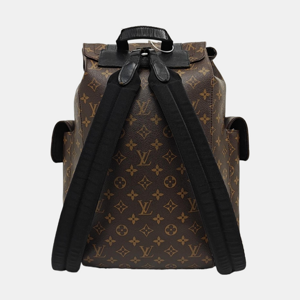 CHRISTOPHER MM Monogram Coated Canvas Brown