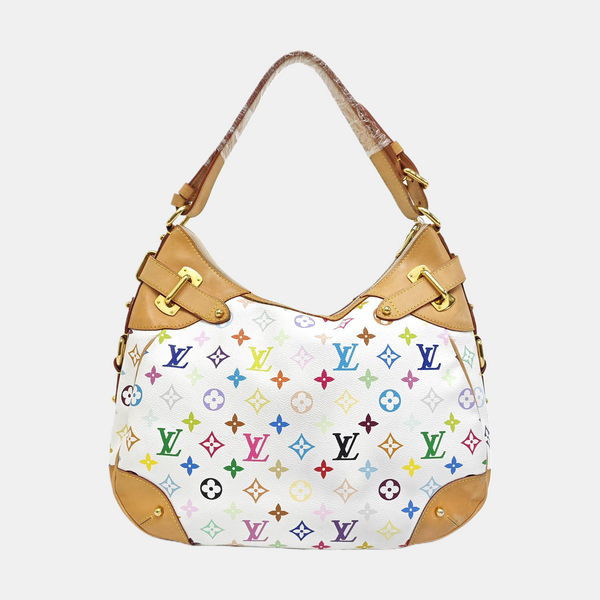 LV × TM GRETA Monogram Coated Canvas White