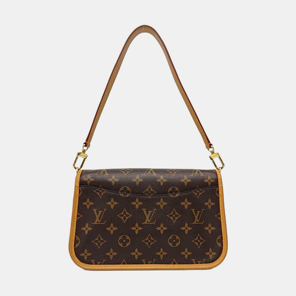 DIANE Monogram Coated Canvas Brown