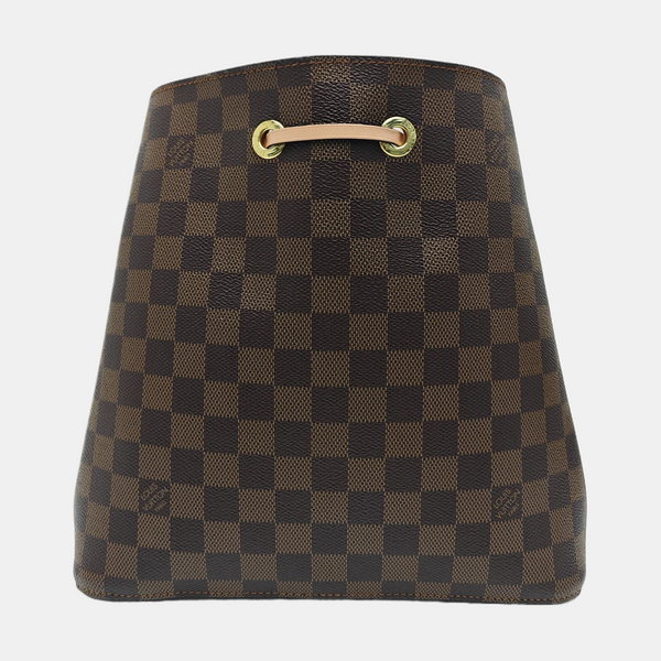 NÉONOÉ MM Damier Ebene Coated Canvas Brown