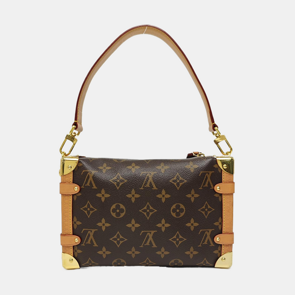 SIDE TRUNK MM Monogram Coated Canvas Brown