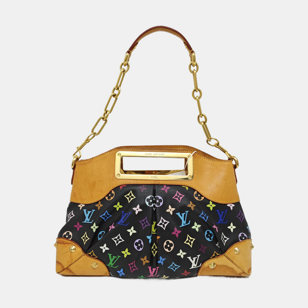 LV × TM JUDY Monogram Coated Canvas Black