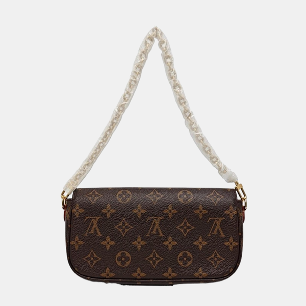 IVY Monogram Coated Canvas Brown