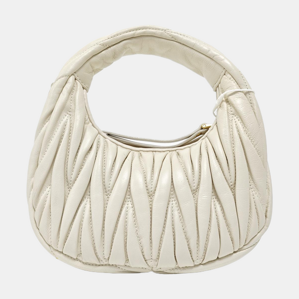 Wander Matelassé Mini Quilted Lambskin White