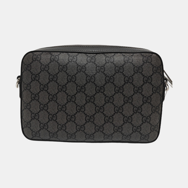 Ophidia Large Monogram Coated Canvas Gray