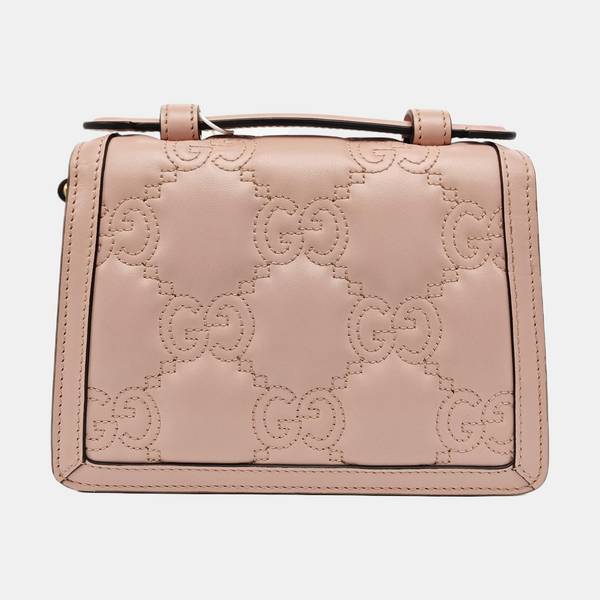 GG Matelassé Quilted Calfskin Pink