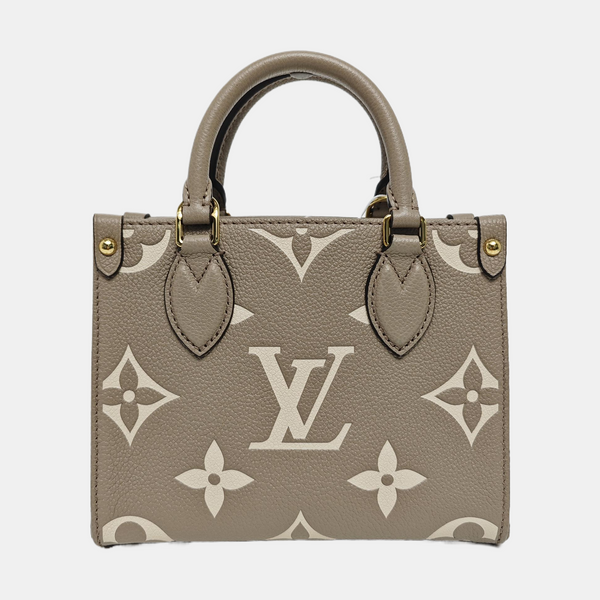ONTHEGO BB Monogram Calfskin Gray