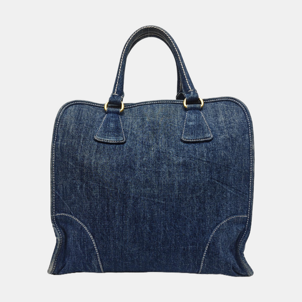 Denim Tote Bag Blue