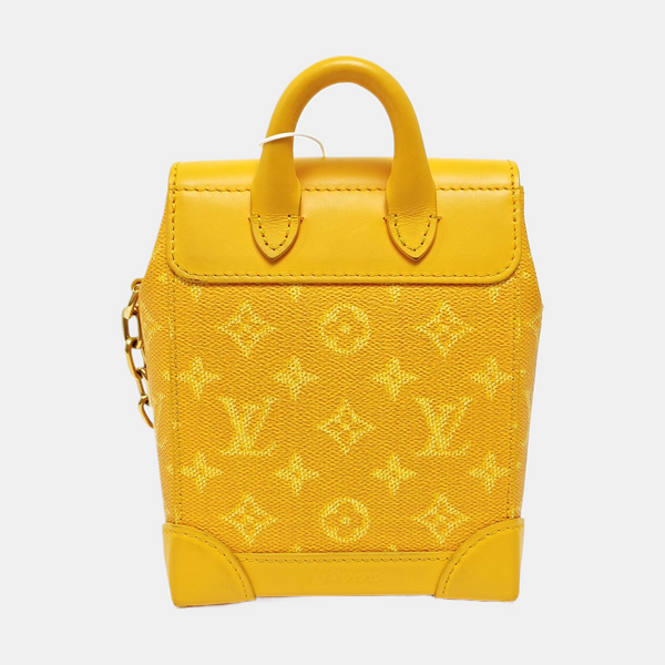STEAMER Super Mini Monogram Coated Canvas Orange