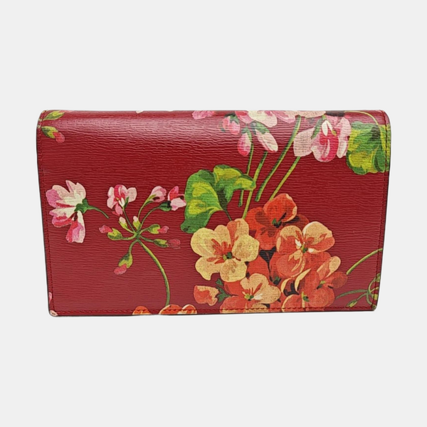 Interlocking G Small Calfskin Red
