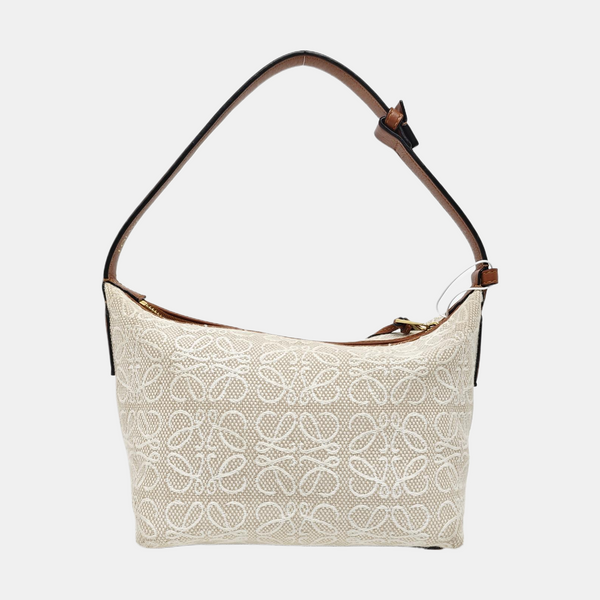 Anagram Small Monogram Canvas Beige