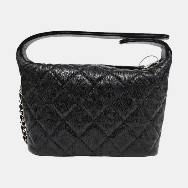HOBO Quilted Grained Calfskin Black