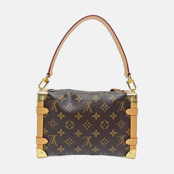 SIDE TRUNK MM Monogram Coated Canvas Brown