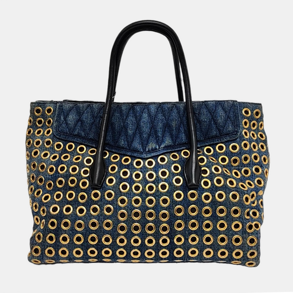 Zipper Wallet Denim Blue