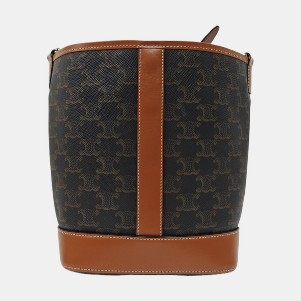 TRIOMPHE CANVAS Small Coated Canvas Brown
