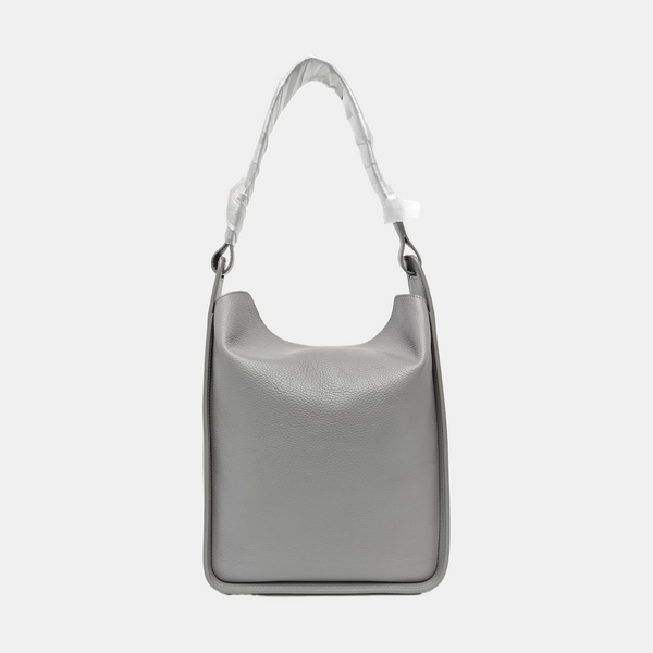 Calfskin Shoulder Bag Gray