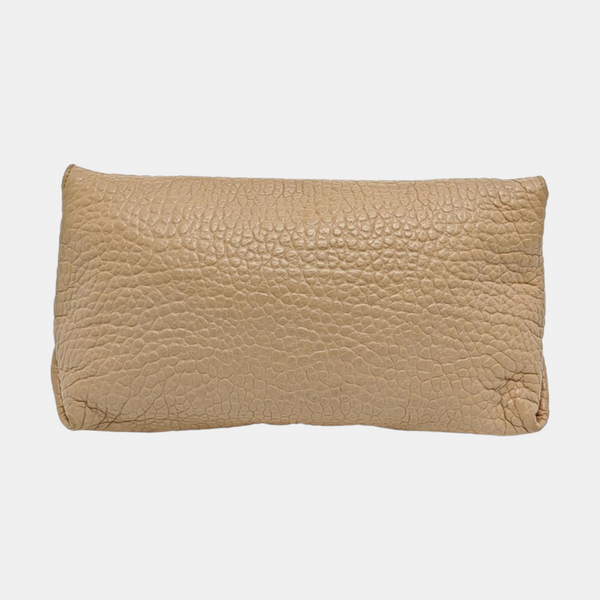 Calfskin Shoulder Bag Beige
