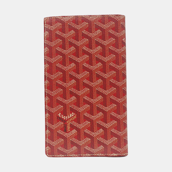 Saint-Marc Coated Canvas Red Wallet