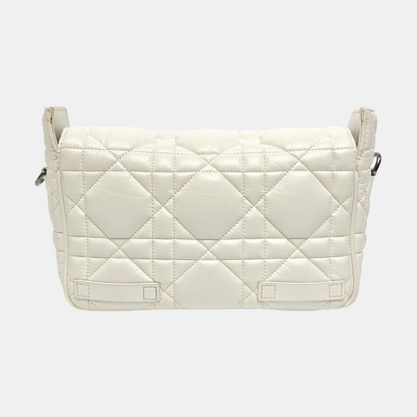 Diorcamp Small Cannage Calfskin White