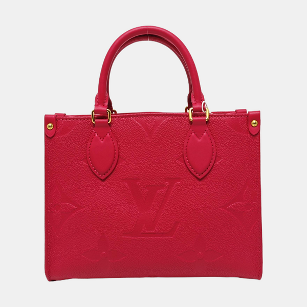 ONTHEGO PM Monogram Calfskin Red
