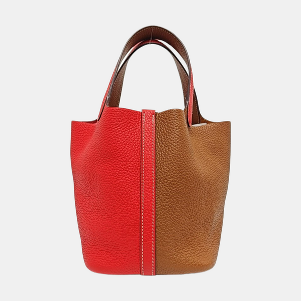 Authenticated pre-owned Picotin Lock 18 Clemence Multicolor - Bucket Bag at Looply