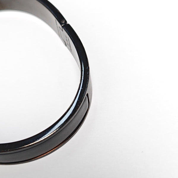 Clic Hh Metal Black Bangle