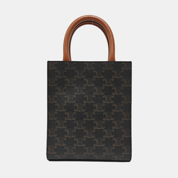 CABAS CELINE Mini Coated Canvas Brown