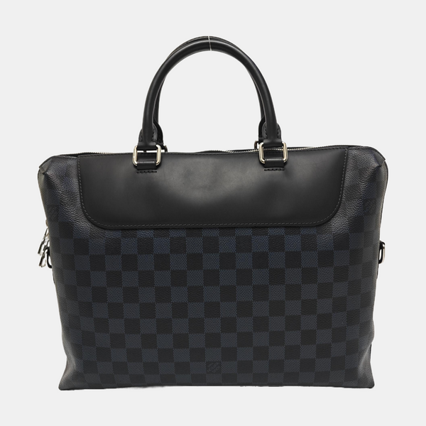 PORTE-DOCUMENTS Damier Coated Canvas Blue