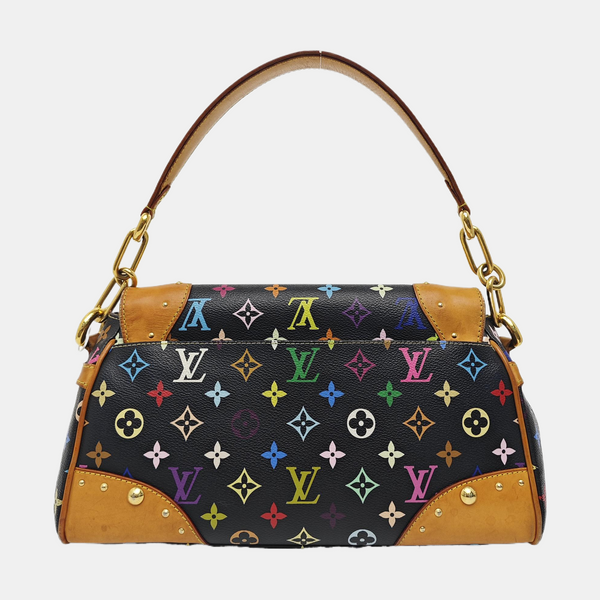 LV × TM BEVERLY MM Monogram Coated Canvas Black