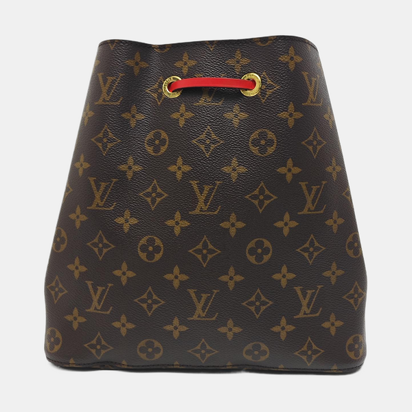 NÉONOÉ MM Monogram Coated Canvas Brown