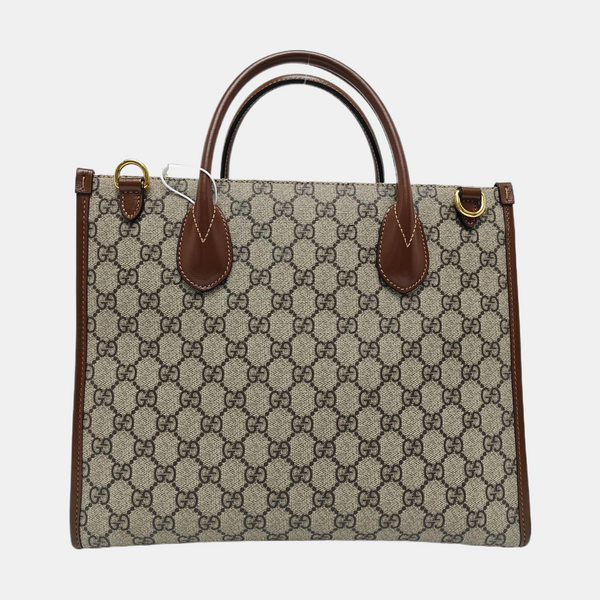 Retro Small Monogram Coated Canvas Brown