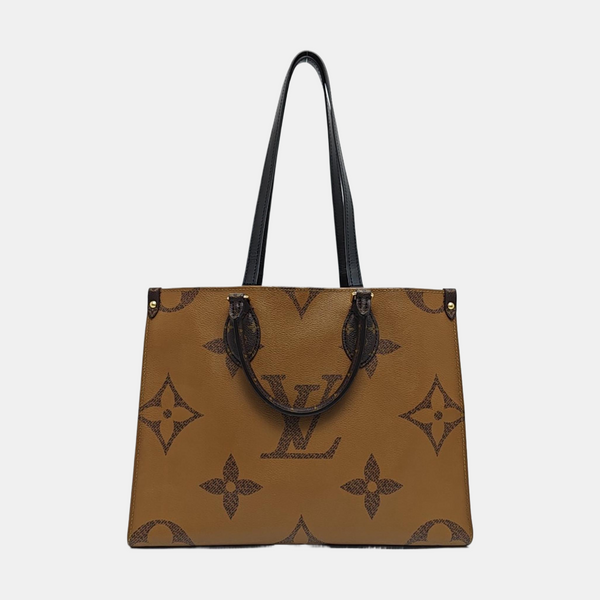 ONTHEGO MM Monogram Coated Canvas Brown