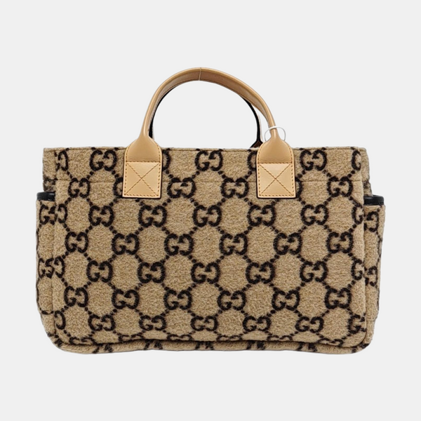 Monogram Felt Tote Bag Beige