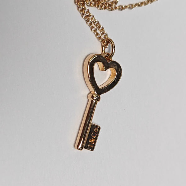Tiffany Keys 18k Rose Gold Necklace