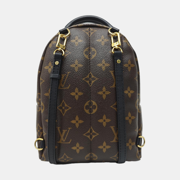 PALM SPRINGS Mini Monogram Coated Canvas Brown