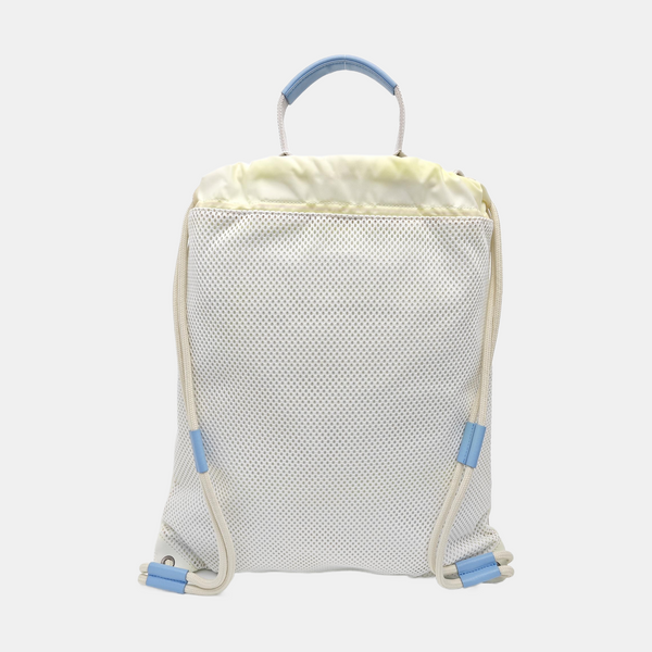 Leather Backpack White