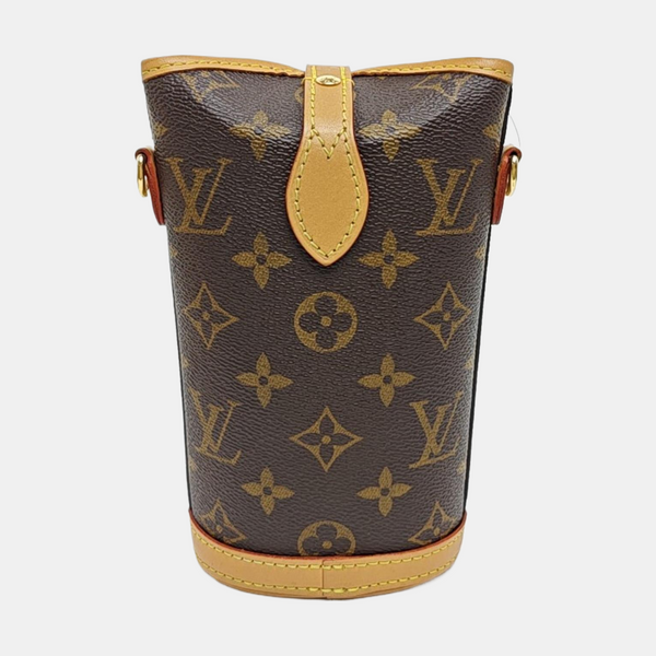 FOLD ME Monogram Coated Canvas Brown