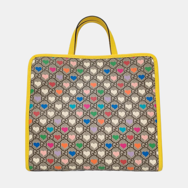 Children’s GG Bucket Monogram Coated Canvas Beige