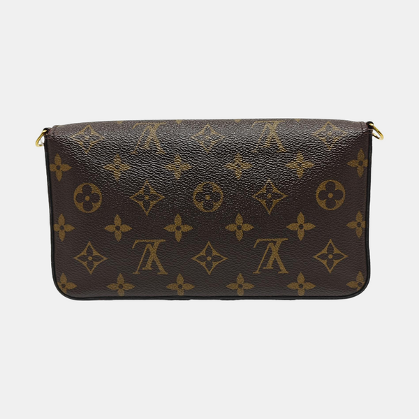 FÉLICIE Monogram Coated Canvas Brown