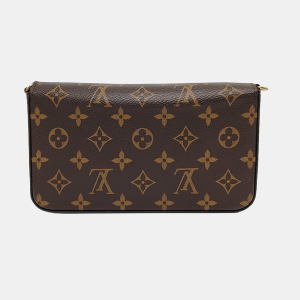 FÉLICIE Monogram Coated Canvas Brown