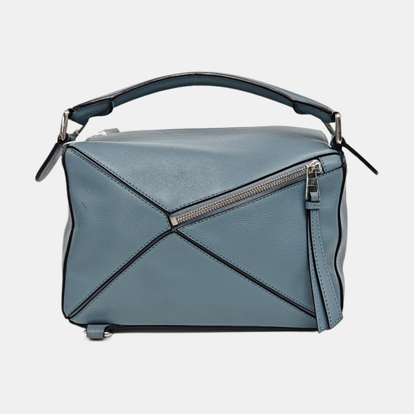 Puzzle Small Calfskin Blue